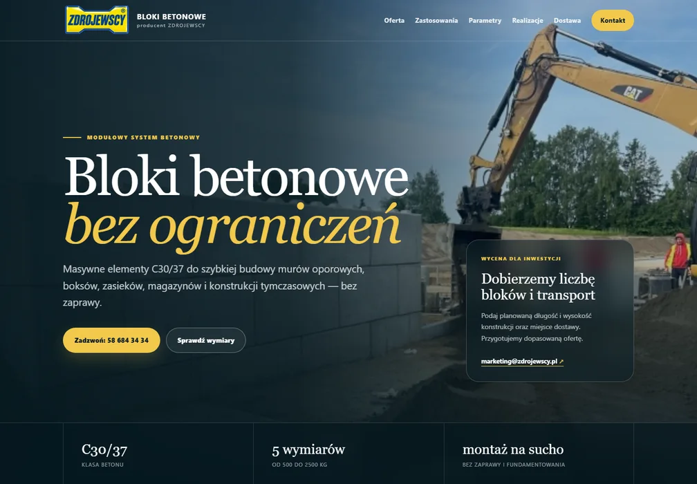 Miniatura strony Bloki betonowe