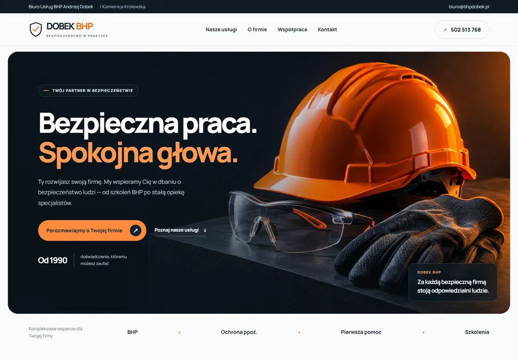 Miniatura strony Dobek BHP