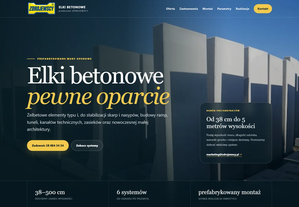 Miniatura strony Elki betonowe
