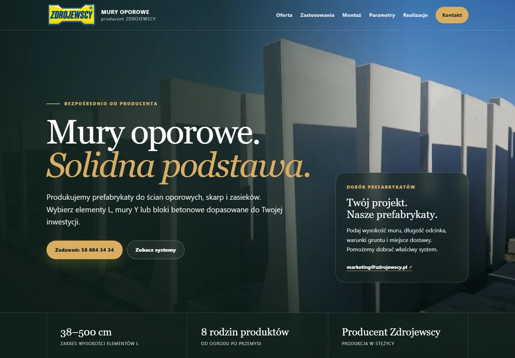 Miniatura strony Mury oporowe