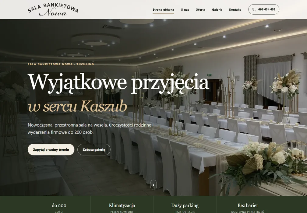 Miniatura strony Sali Bankietowej Nowa w Tuchlinie