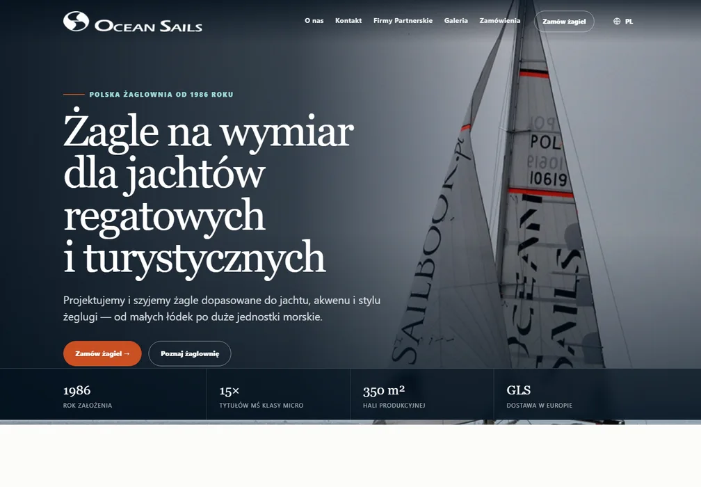 Miniatura strony Ocean Sails