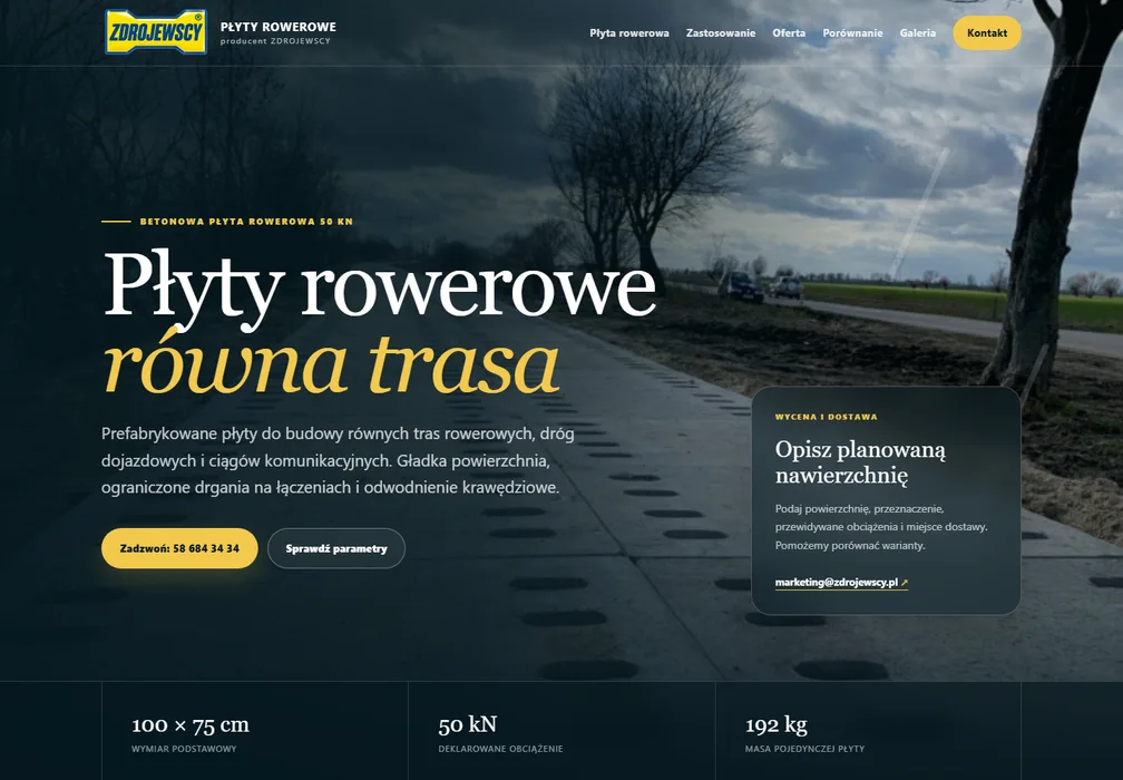 Miniatura strony Płyty rowerowe